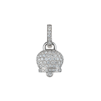 Charm Chantecler Donna Campanelle in Oro bianco Diamante 0.76 Ct 19465 - 19465